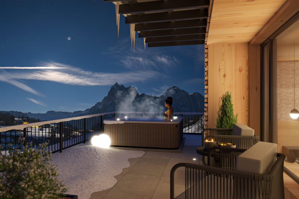 Wellnessbereich einer Pilgram Farm Lodge